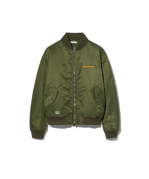 KIJUN MEN(キジュンメンズ)の「Logo MA-1 Khaki(ブルゾン・メンズ・その他・LARGE/X-LARGE)」の2枚目の写真