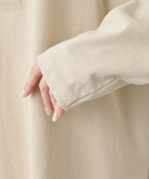 Whim Gazette（ウィムガゼット）の「刺繍ラガーシャツ（シャツ/ブラウス・レディース・ベージュ/ブラック・FREE）」の17枚目の写真