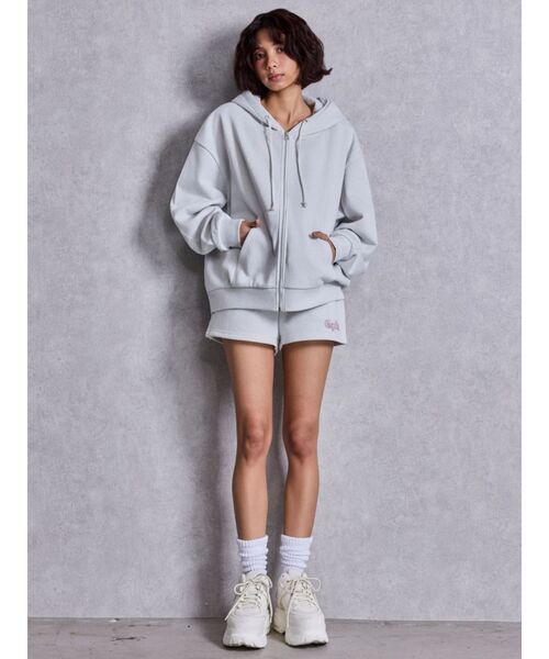 GYDA（ジェイダ）の「NEW ラインストーンGYDAラメショートパンツ（その他パンツ・レディース・その他1/ライトグレー/オフホワイト/ブラック・FREE）」の12枚目の写真