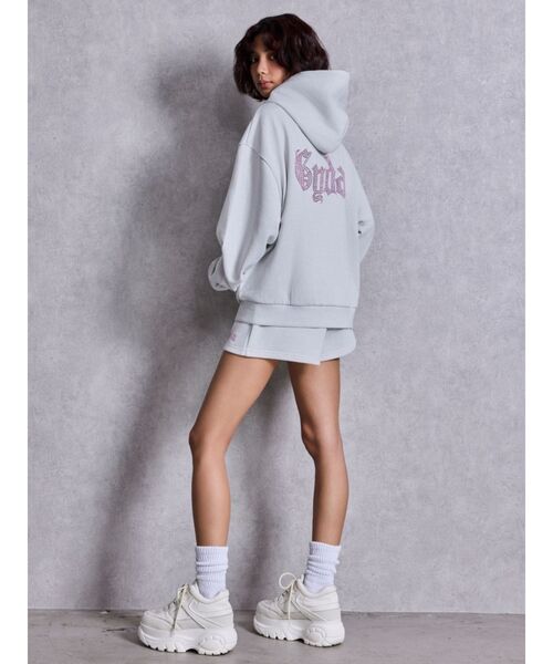 GYDA（ジェイダ）の「NEW ラインストーンGYDAラメショートパンツ（その他パンツ・レディース・その他1/ライトグレー/オフホワイト/ブラック・FREE）」の13枚目の写真