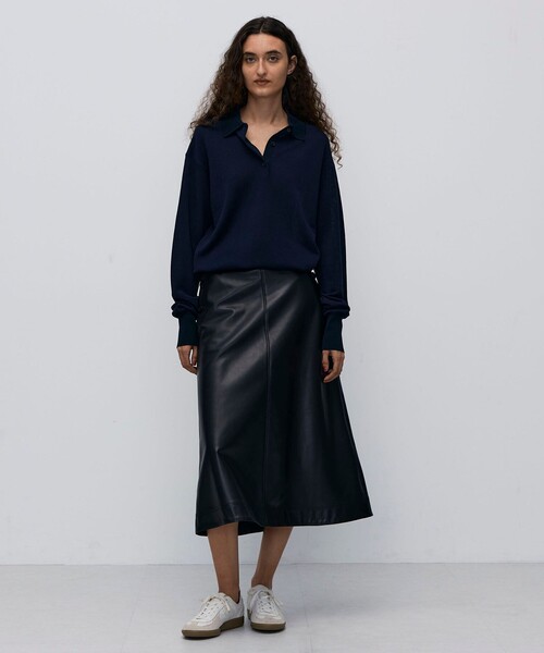 BACCA（バッカ）の「シープスキン フレアスカート（スカート・レディース・ブラック・34/36）」の10枚目の写真