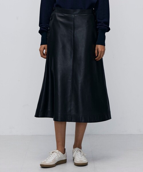 BACCA（バッカ）の「シープスキン フレアスカート（スカート・レディース・ブラック・34/36）」の9枚目の写真