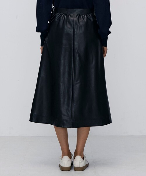 BACCA（バッカ）の「シープスキン フレアスカート（スカート・レディース・ブラック・34/36）」の7枚目の写真