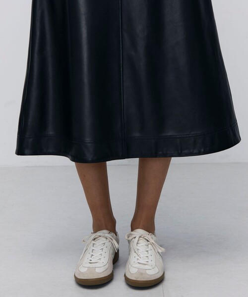 BACCA（バッカ）の「シープスキン フレアスカート（スカート・レディース・ブラック・34/36）」の3枚目の写真