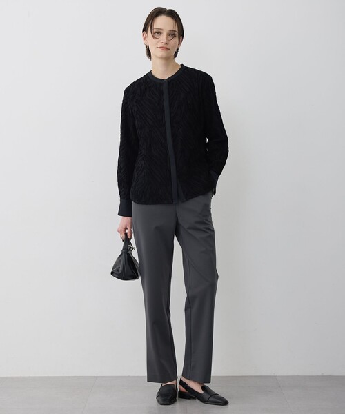 トップス nabe カットジャガードジャージー デザイントップス（Tシャツ/カットソー