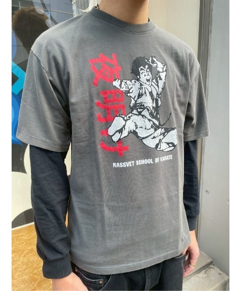 RASSVET / PACCBET(ラスベート)の「RASSVET/ラスべート RASS DOJO TEE(Tシャツ/カットソー・メンズ・ブラック・L/M/S)」の1枚目の写真