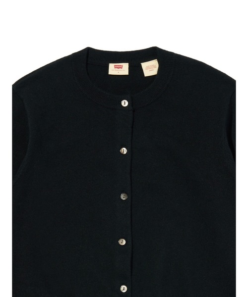 Levi's(リーバイス)の「Levi's/リーバイス スーパーソフト クルーネックカーディガン(カーディガン/ボレロ・レディース・ブラック・XS/M/S)」の3枚目の写真