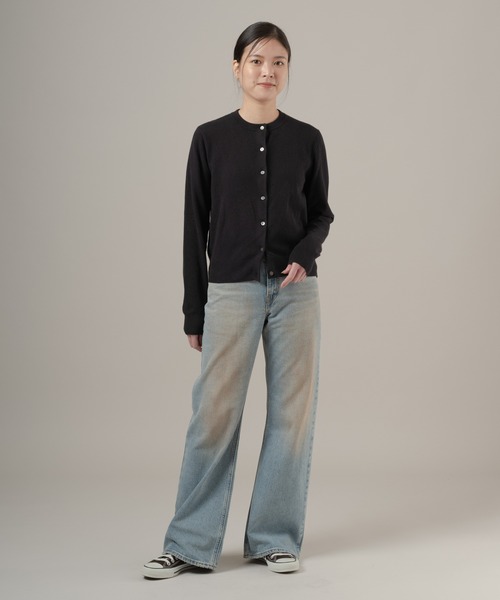Levi's(リーバイス)の「Levi's/リーバイス スーパーソフト クルーネックカーディガン(カーディガン/ボレロ・レディース・ブラック・XS/M/S)」の10枚目の写真