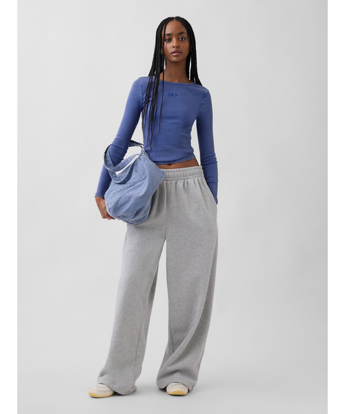 GAP（ギャップ）の「リブ クロップド GAPロゴTシャツ（Tシャツ/カットソー・レディース・ブルー/ブラック/ピンク/ホワイト・XXS/L/M/S/XS/XL）」の8枚目の写真