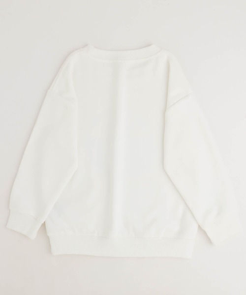 URBAN CHERRY（アーバンチェリー）の「ラインストーンデザインプリントトレーナー（その他トップス・キッズ・ホワイト・130cm/140cm/150cm/110cm/120cm）」の9枚目の写真