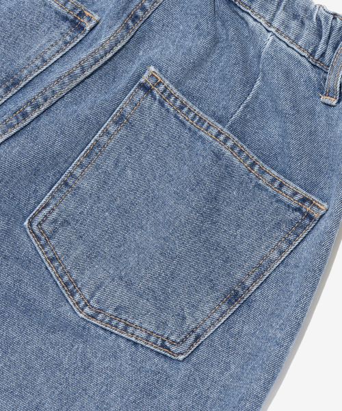 ROIDESROIS（ロワデロワ）の「エイラインヒドンバンディングポケットデニムパンツ（ライトブルー）（デニムパンツ・レディース・その他・S/M/L）」の5枚目の写真