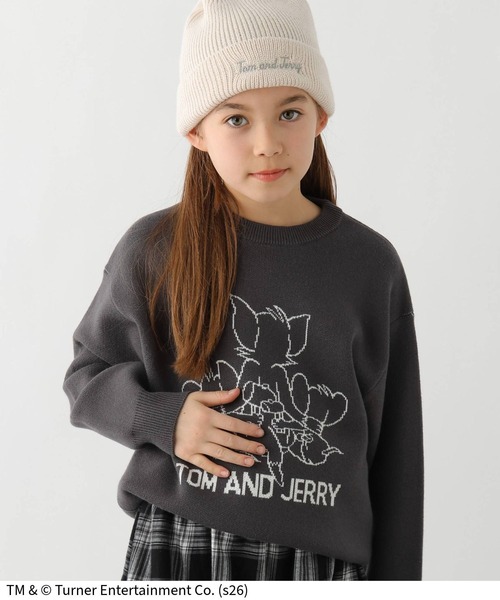 Tom＆Jerry（トムアンドジェリー）の「TOM and JERRY/ニットプルオーバー/625163（ニット/セーター・キッズ・ダークグレー/ライトブルー・160cm/150cm/140cm/130cm）」の11枚目の写真