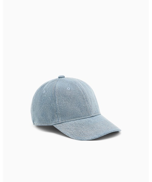 EMPORIO ARMANI(エンポリオアルマーニ)の「【エンポリオ アルマーニ】Icon ベースボールキャップ デニム(キャップ・メンズ・ライトブルー・FREE)」の1枚目の写真