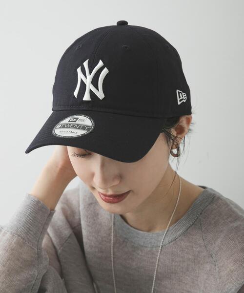 NEW ERA(ニューエラ)の「『別注』New Era×URBAN RESEARCH 9TWENTY(キャップ・レディース・ネイビー/ベージュ系その他/ブラウン・-)」の4枚目の写真