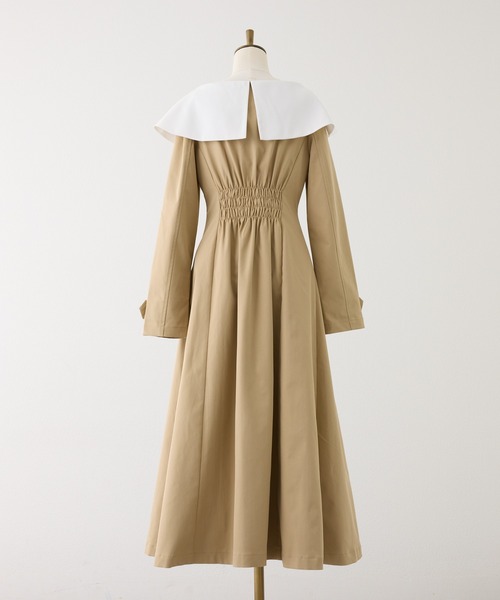 Seemi. byNICECLAUP( シーミーバイナイスクラップ)の「【Seemi.】ビックカラーロングワンピース(ワンピース・レディース・ブラック/ベージュ/ホワイト系その他・FREE)」の8枚目の写真