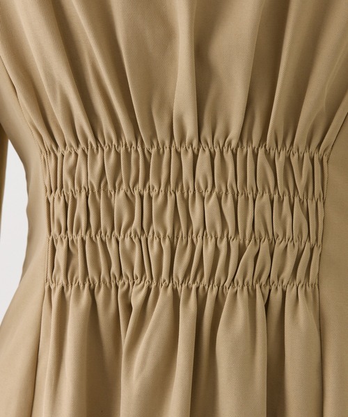 Seemi. byNICECLAUP( シーミーバイナイスクラップ)の「【Seemi.】ビックカラーロングワンピース(ワンピース・レディース・ブラック/ベージュ/ホワイト系その他・FREE)」の9枚目の写真