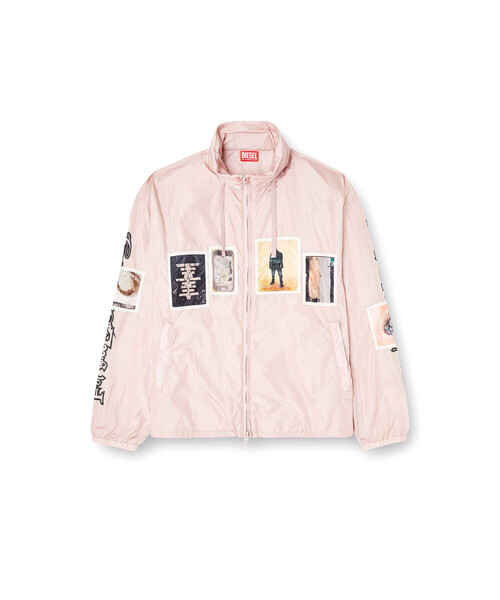 DIESEL L-FRANZ ジャケット サイズ48 オフホワイト メンズ ジップアップジャケット J-CLAUS-A-GSBR（その他アウター