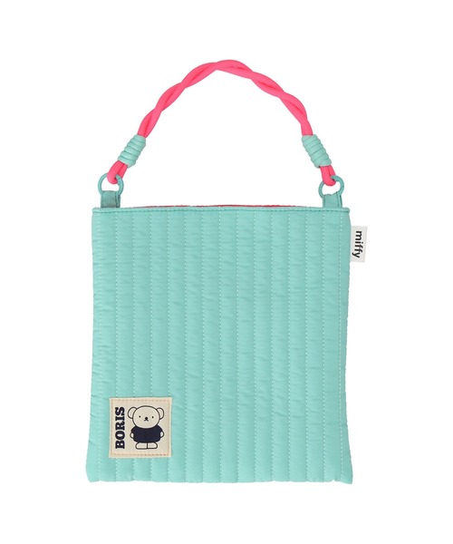 Miffy（ ミッフィー）の「ポップカラー ミニバッグ（ハンドバッグ・レディース・パープル/グリーン・FREE）」の2枚目の写真