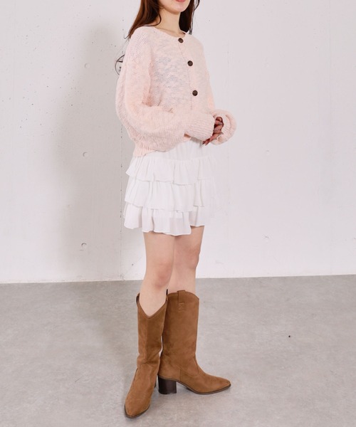 archives（アルシーヴ）の「スラブニットカーディガン（カーディガン/ボレロ・レディース・アイボリー/ブルー/ピンク・MEDIUM）」の11枚目の写真