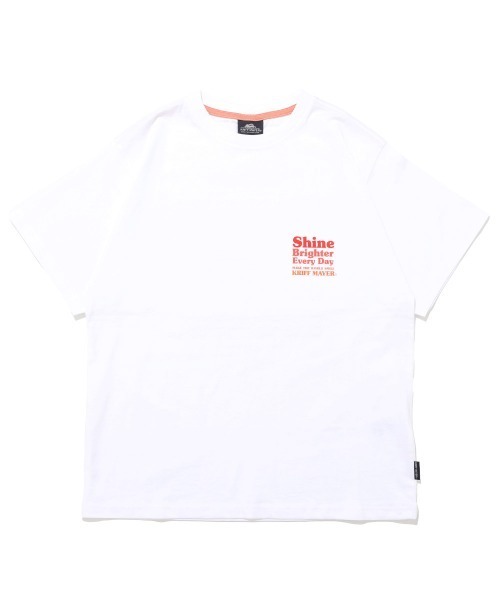 KRIFF MAYER Lady's Collection(クリフメイヤーレディースコレクション)の「【本体綿100%】プリント半袖T(Shine)(Tシャツ/カットソー・レディース・オフホワイト/ベージュ/チャコール/カラフル/ライトグリーン・LARGE/MEDIUM)」の11枚目の写真