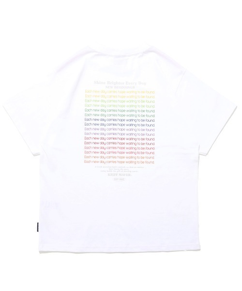 KRIFF MAYER Lady's Collection(クリフメイヤーレディースコレクション)の「【本体綿100%】プリント半袖T(Shine)(Tシャツ/カットソー・レディース・オフホワイト/ベージュ/チャコール/カラフル/ライトグリーン・LARGE/MEDIUM)」の12枚目の写真