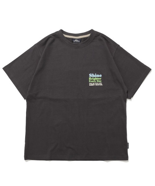 KRIFF MAYER Lady's Collection(クリフメイヤーレディースコレクション)の「【本体綿100%】プリント半袖T(Shine)(Tシャツ/カットソー・レディース・オフホワイト/ベージュ/チャコール/カラフル/ライトグリーン・LARGE/MEDIUM)」の13枚目の写真