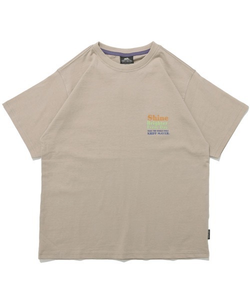KRIFF MAYER Lady's Collection(クリフメイヤーレディースコレクション)の「【本体綿100%】プリント半袖T(Shine)(Tシャツ/カットソー・レディース・オフホワイト/ベージュ/チャコール/カラフル/ライトグリーン・LARGE/MEDIUM)」の15枚目の写真