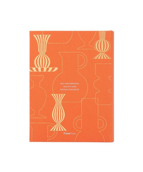 Francfranc（フランフラン）の「ブックボックス オブジェ M オレンジ（収納グッズ・レディース・オレンジ・FREE）」の3枚目の写真