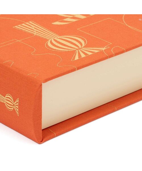 Francfranc（フランフラン）の「ブックボックス オブジェ M オレンジ（収納グッズ・レディース・オレンジ・FREE）」の4枚目の写真