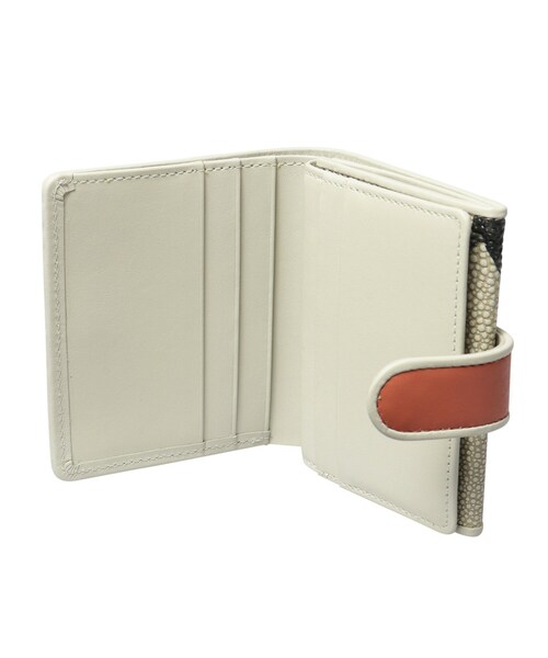 HIROKO HAYASHI（ヒロコハヤシ）の「MERLO（メルロ）薄型二つ折り財布（財布・レディース・オレンジ系1・00）」の6枚目の写真