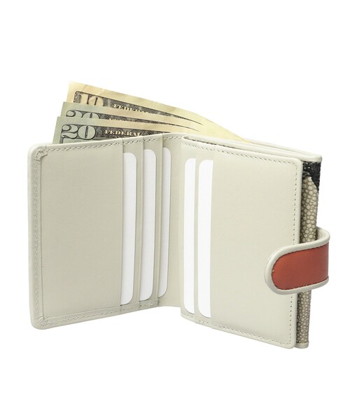 HIROKO HAYASHI（ヒロコハヤシ）の「MERLO（メルロ）薄型二つ折り財布（財布・レディース・オレンジ系1・00）」の7枚目の写真