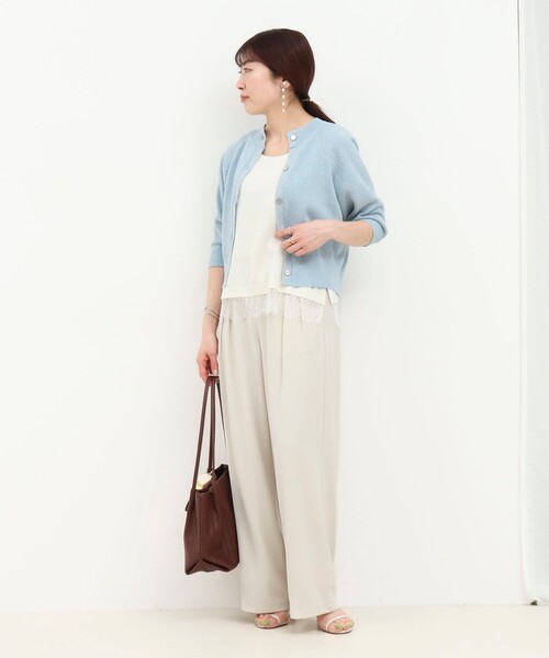 NOLLEY’S（ノーリーズ）の「ラメノットカーディガン（カーディガン/ボレロ・レディース・ブルー系その他/イエロー系その他/ブラック系その他・38）」の11枚目の写真