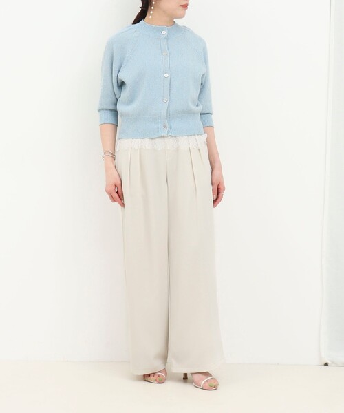 NOLLEY’S（ノーリーズ）の「ラメノットカーディガン（カーディガン/ボレロ・レディース・ブルー系その他/イエロー系その他/ブラック系その他・38）」の17枚目の写真