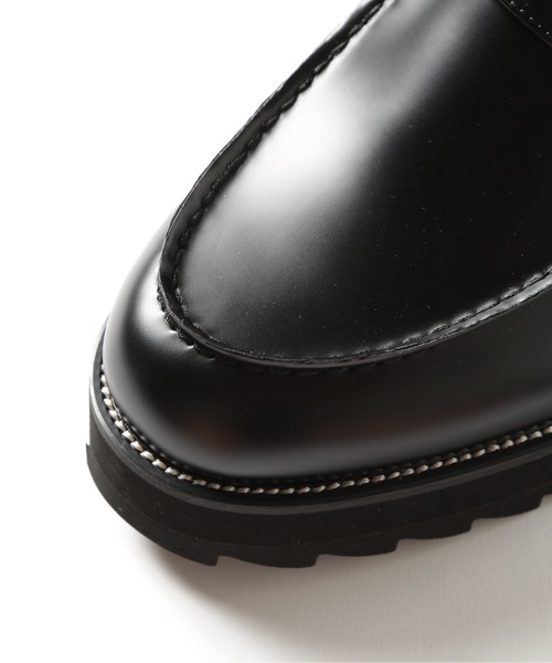 HAUS(ハウス)の「【HAUS】SHARK SOLE BIT LOAFERS シャークソール ビットローファー /Pu レザーローファー(ローファー・メンズ・ブラック・M/LL/L/S)」の5枚目の写真