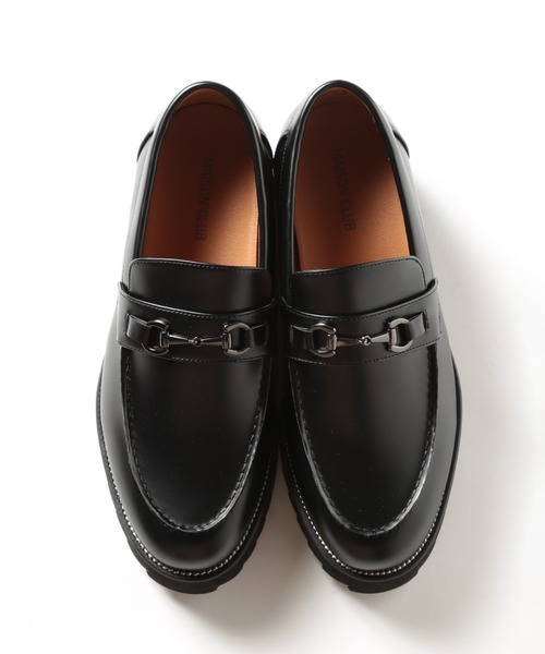 HAUS(ハウス)の「【HAUS】SHARK SOLE BIT LOAFERS シャークソール ビットローファー /Pu レザーローファー(ローファー・メンズ・ブラック・M/LL/L/S)」の3枚目の写真