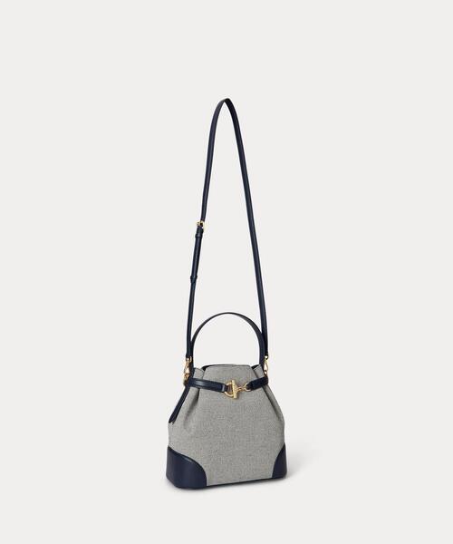 LAUREN RALPH LAUREN（ローレン ラルフ ローレン）の「キャンバス ミディアム Blaike バケット バッグ（ハンドバッグ・レディース・ナチュラル・ONE）」の10枚目の写真