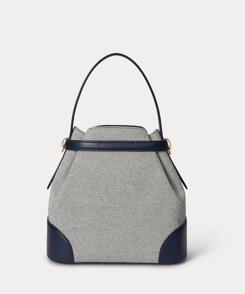 LAUREN RALPH LAUREN（ローレン ラルフ ローレン）の「キャンバス ミディアム Blaike バケット バッグ（ハンドバッグ・レディース・ナチュラル・ONE）」の11枚目の写真
