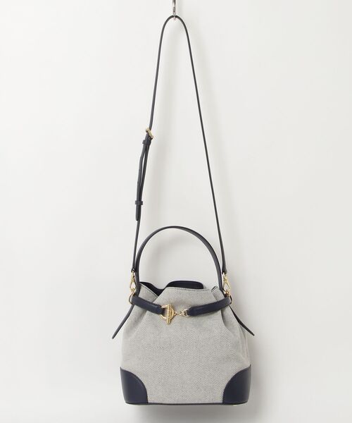LAUREN RALPH LAUREN（ローレン ラルフ ローレン）の「キャンバス ミディアム Blaike バケット バッグ（ハンドバッグ・レディース・ナチュラル・ONE）」の7枚目の写真