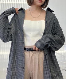 AS KNOW AS plus（アズノゥアズプラス）の「○マルチWAY ビッグシルエットシャツ【UNISEX ITEM】（シャツ/ブラウス）」