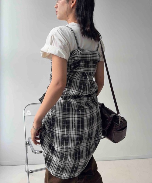 AS KNOW AS plus（アズノゥアズプラス）の「○マルチWAY ビッグシルエットシャツ【UNISEX ITEM】（シャツ/ブラウス・レディース・ブラック系/ピンク系/ブルー系/ブルー系1/グリーン系1/ベージュ系1/ブラック系1・FREE）」の22枚目の写真