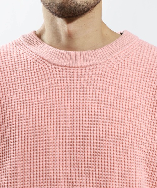 BAYFLOW(ベイフロー)の「TIDYニットプルオーバー(ニット/セーター・メンズ・チャコール/アイボリー/ピンク・LARGE/MEDIUM)」の18枚目の写真