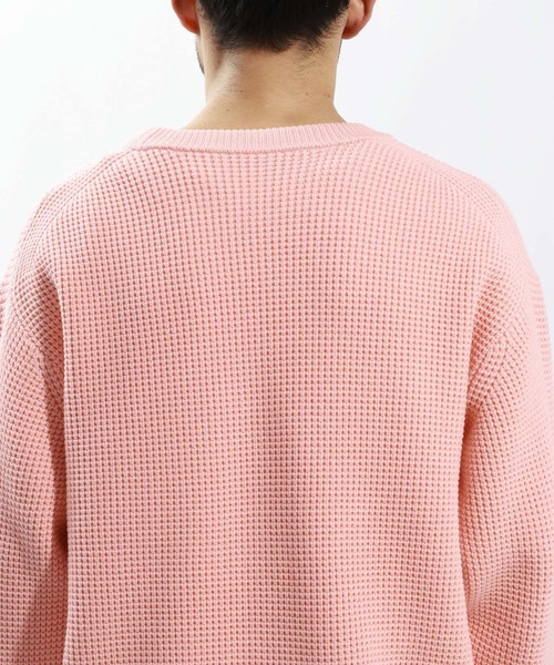 BAYFLOW(ベイフロー)の「TIDYニットプルオーバー(ニット/セーター・メンズ・チャコール/アイボリー/ピンク・LARGE/MEDIUM)」の19枚目の写真