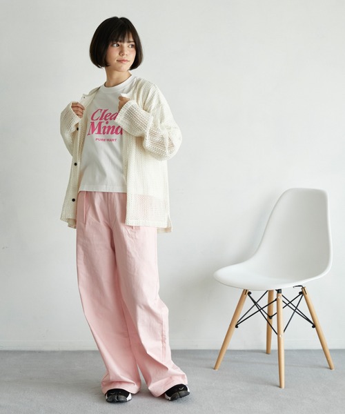 undeny.(アンディニ-)の「undeny/アンディニー レースカーディガン(カーディガン/ボレロ・レディース・ブラック/ホワイト・F)」の4枚目の写真