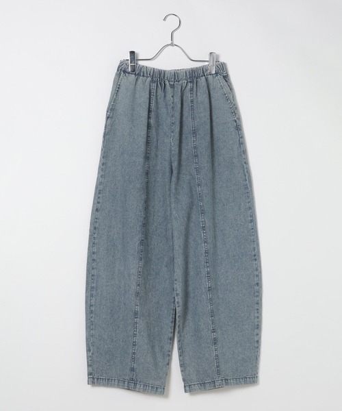 LEPSIM(レプシィム)の「イージーコクーンデニムパンツ 661665(デニムパンツ・レディース・ライトブルー/インディゴブルー・FREE/TALL)」の2枚目の写真