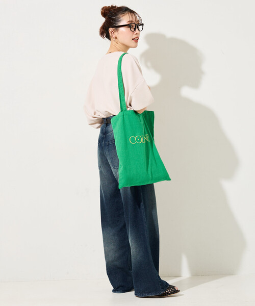 FREAK'S STORE(フリークスストア)の「限定展開 ミニ ワッフル ショート ラウンド 半袖 Tシャツ(Tシャツ/カットソー・レディース・ブルー/レモンイエロー/ナチュラル/オフホワイト/ベージュ/スミクロ・フリ-)」の22枚目の写真