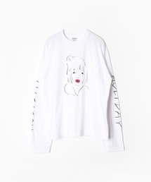 HOLIDAY | SUPER FINE L/S T-SHIRT (SUZUME) スーパーファインロングスリーブTシャツ (スズメ)(Tシャツ/カットソー)