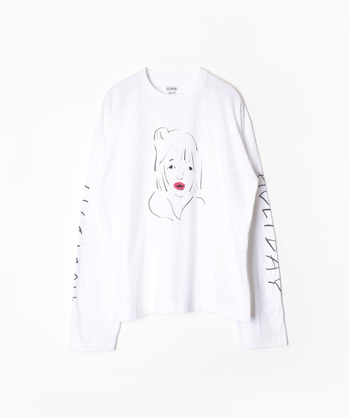 HOLIDAY(ホリデイ)の「SUPER FINE L/S T-SHIRT (SUZUME) スーパーファインロングスリーブTシャツ (スズメ)(Tシャツ/カットソー・レディース・ホワイト・XL)」の1枚目の写真