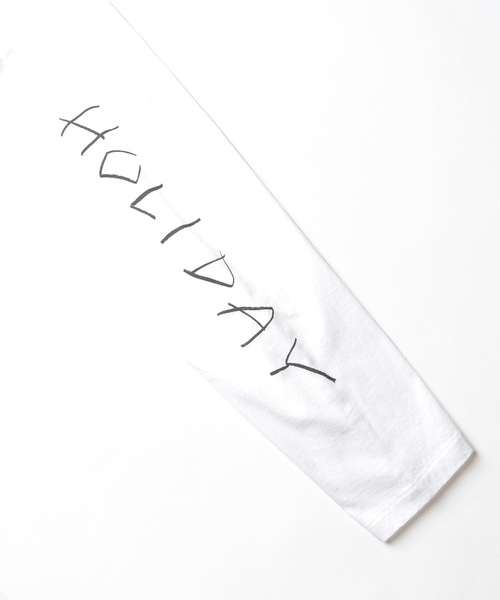 HOLIDAY(ホリデイ)の「SUPER FINE L/S T-SHIRT (SUZUME) スーパーファインロングスリーブTシャツ (スズメ)(Tシャツ/カットソー・レディース・ホワイト・XL)」の5枚目の写真