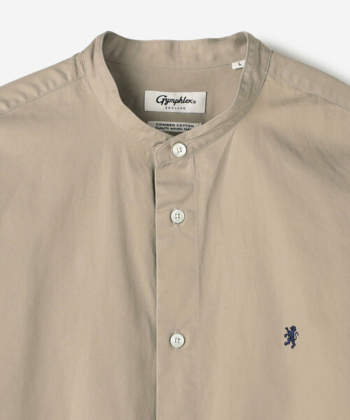 GYMPHLEX(ジムフレックス)の「Gymphlex | バンドカラー長袖シャツ SOLID MEN(シャツ/ブラウス・メンズ・チャコール/ブラウン系その他2・L/M)」の14枚目の写真