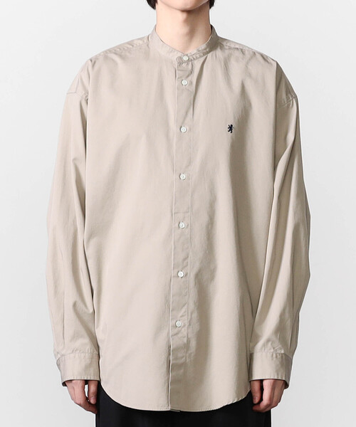 GYMPHLEX(ジムフレックス)の「Gymphlex | バンドカラー長袖シャツ SOLID MEN(シャツ/ブラウス・メンズ・チャコール/ブラウン系その他2・L/M)」の10枚目の写真